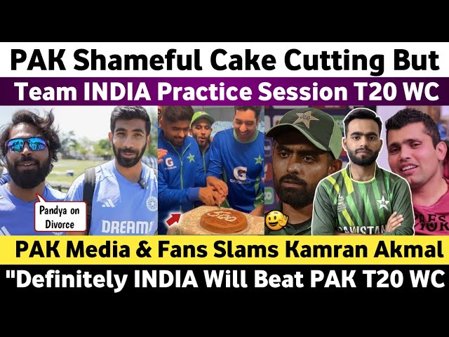 Team India Practice Session WC | Definitely India Will Beat Pak Pak Media u0026 Fans Slams Kamran Akmal class=