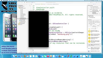 Lập trình iOS với Swift [Video 41/42]  - Thiết kế game đua xe , Phần 1/4