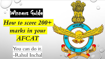 How to score 200+ Marks in your Afcat || Strategy #afcat