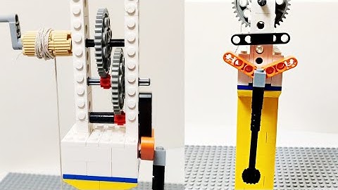 Lego clock escapement mechanism - Galileo