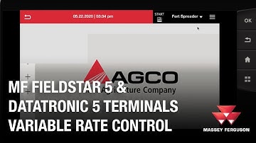 MF Fieldstar 5 & Datatronic 5 Terminals | MF Variable Rate Control