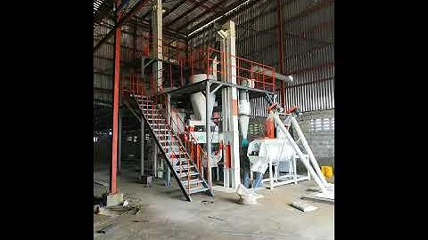 2TPH Animal Feed Production Line is on Installation in Nigeria customer’s factory