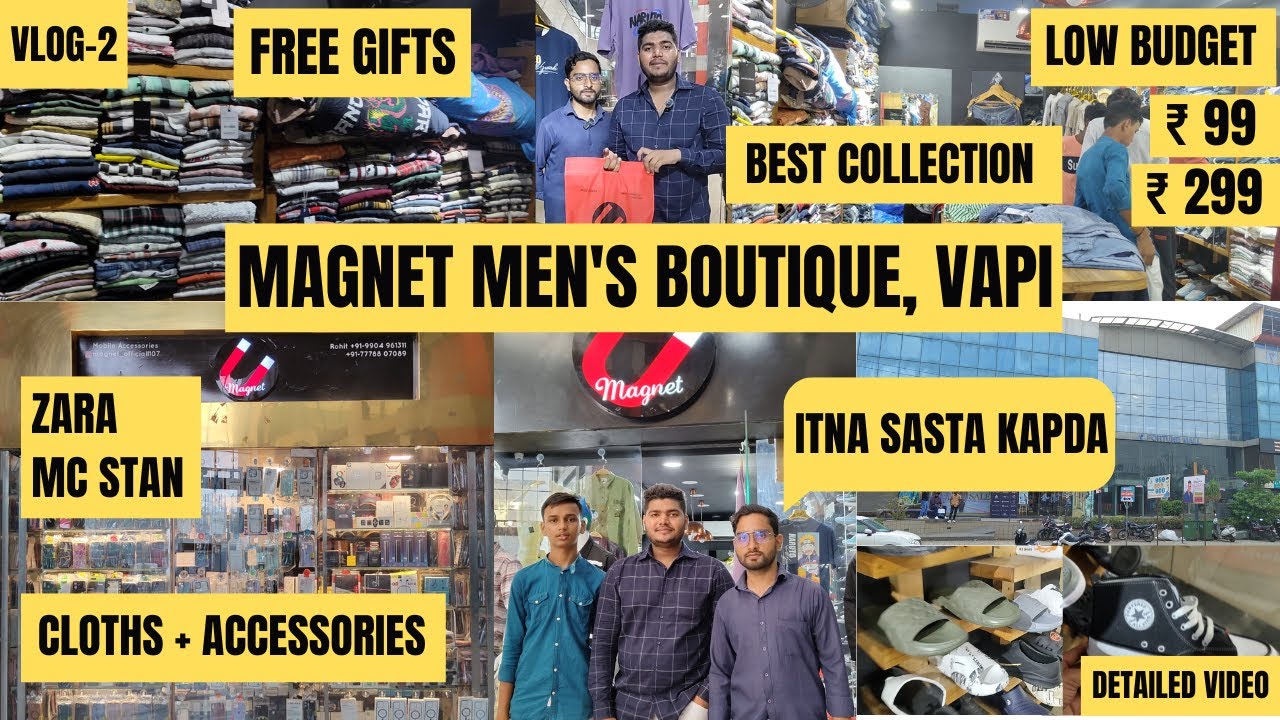itna sasta kapda | Magnet Mens Boutique vapi | Low Price Clothes in Vapi | Vlog-02 | TechPodStar