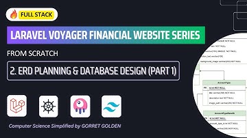 Laravel Voyager Financial Website ERD Planning  and Database Design (Part 1)
