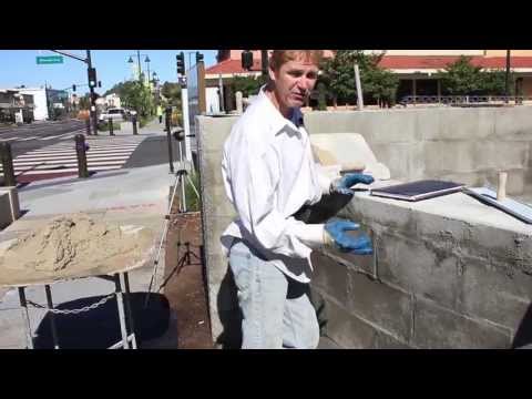 Apply a Stucco Finish over Concrete Block Walls, How to Stucco Block Retaining Walls