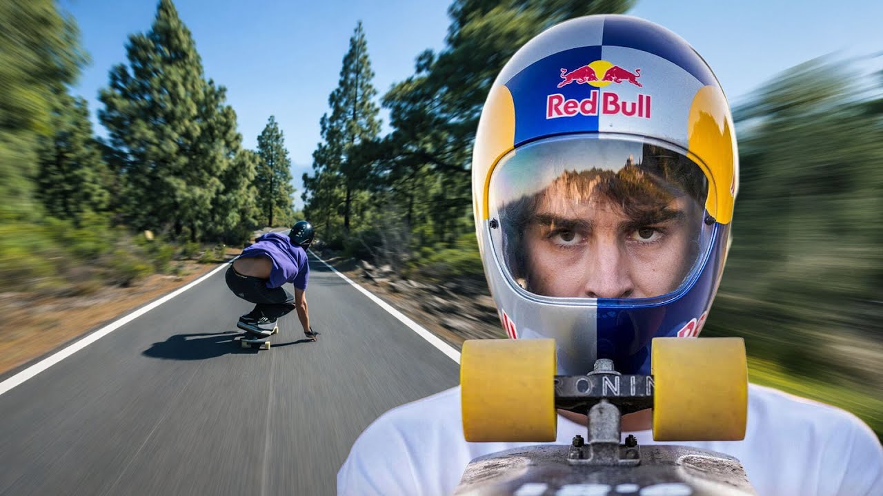 A 130km/h CON UNA TABLA DE SKATE | Así es Diego Poncelet I MARCA