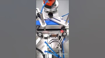 Automatic Single Side Corner Labeling Machine #labeling #packaging