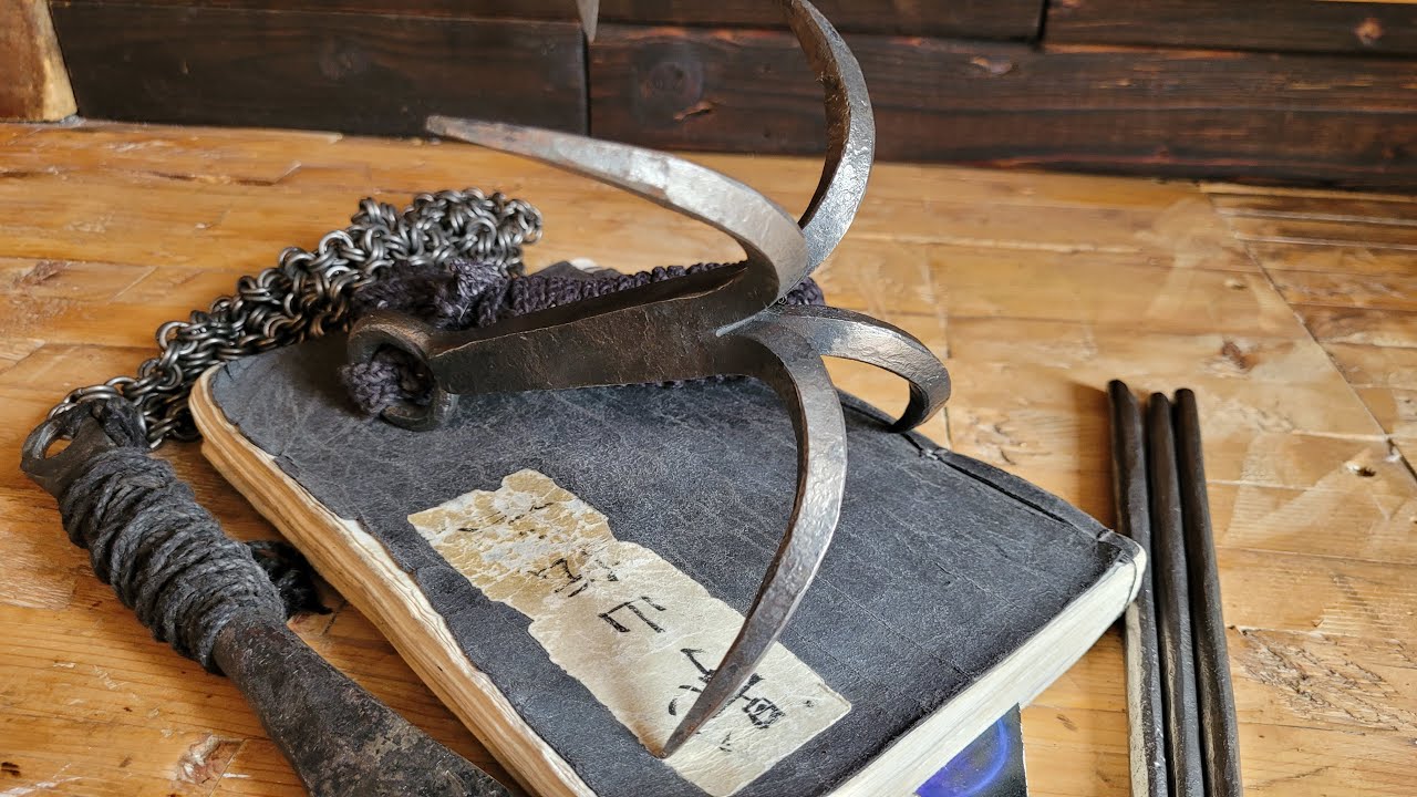 Hook and rope, or kajinawa this simple tool becomes a deadly weapon in the hands of a master