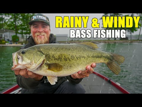 CATCH 10X MORE Bass When Fishing RAINY & WINDY DAYS (Fishing Tips)