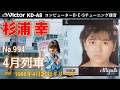 Victor KD-A84月列車 杉浦幸 1986