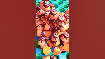 Hypnotic Chocolate-Drip Cupcake Rain 🧁 #shorts #oddlysatisfying  | Loop 85