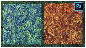 [ Photoshop Tutorial ] Abstract Wave Background in Photoshop