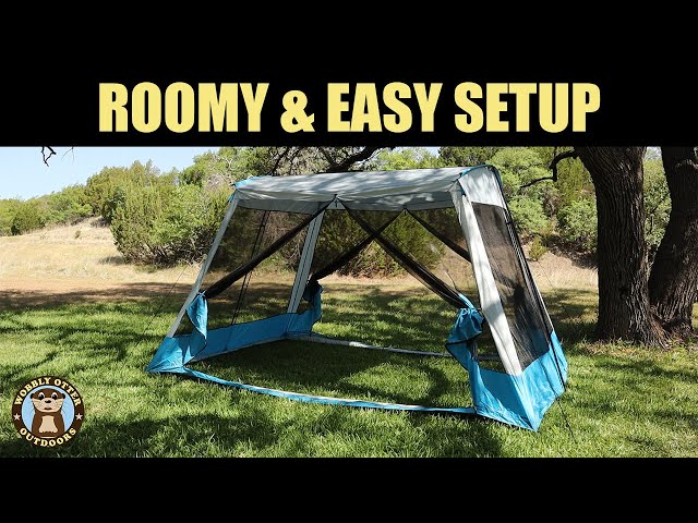 ALPHA CAMP 13'x9' Outdoor Patio Canopy Screen House Tent Outdoor Hiking  Tent