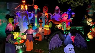 Live Unboxing New 1000 Watt Ground Fogger, Inflatables & Adding To Halloween Yard Display