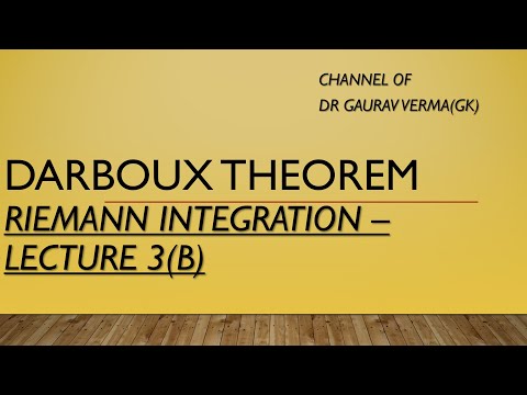 DARBOUX THEOREM