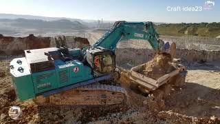 Relax With A Rock-Loading Crane Asmr Craft Idea23