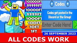 NEW* ALL WORKING CODES FOR BLOCK MINER 2023! ROBLOX BLOCK MINER
