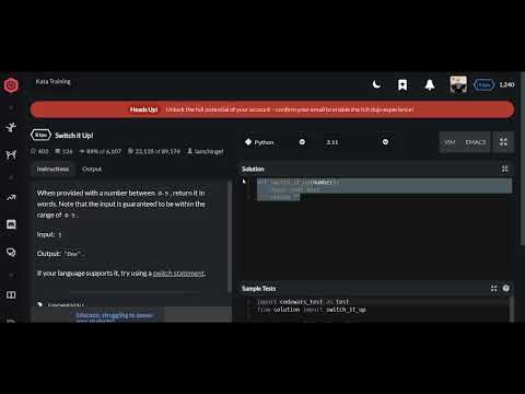 Codewars | Switch it Up! | Python 8 kyu