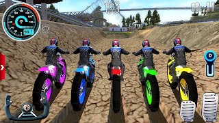 মোটোক্রস ডার্ট বাইক রেসিং ট্র্যাক সিমুলেটর 3D #7 - অফরোড আউটলজ মোবাইল গেমপ্লে screenshot 5
