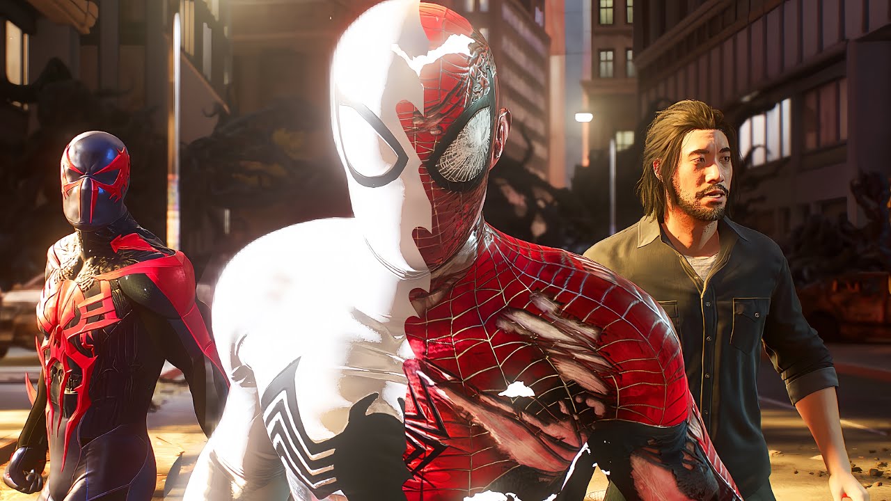 Spider-Man Edge of Time gets the Anti Venom Suit Transformations Scene