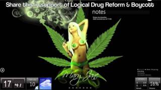 Sexy Mary Jane Girl for 420 Boycott