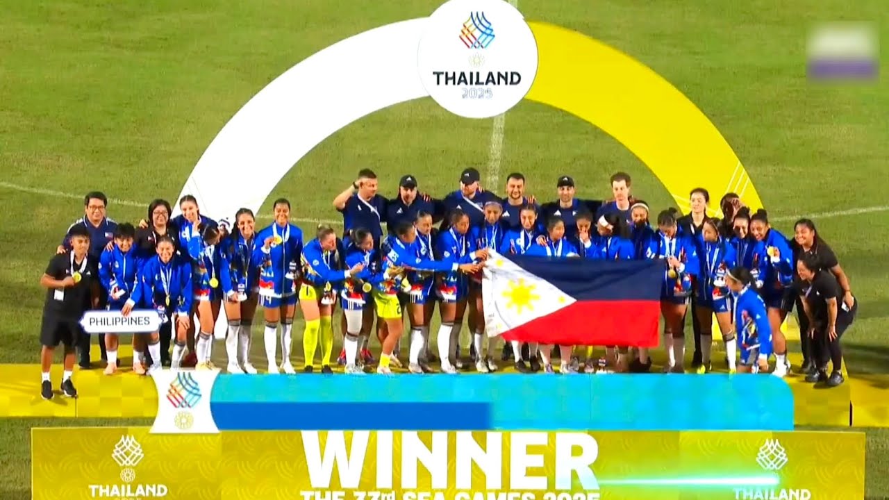 From dream to gold ✨ The Filipinas wins the first-ever SEA Games Gold medal🥇for Philippine football 