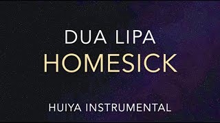 [Instrumental/karaoke] Dua Lipa - Homesick [+Lyrics] chords