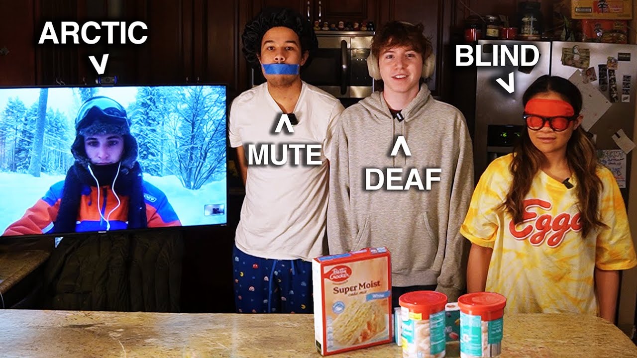 Blind, Deaf, Mute, and Stuck in the Arctic (BAKING CHALLENGE)