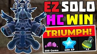 SOLO Hardcore Triumph with Hacker + Full Guide | TDS Tower Defense Simulator