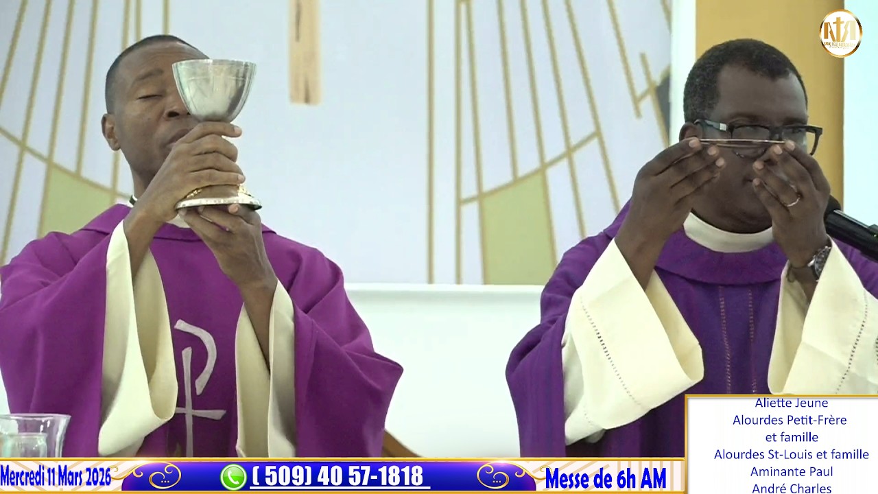3ème Semaine de Carême  - Messe de 6h AM | Mercredi 11 Mars 2026