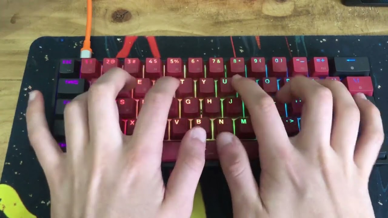 Stock SK61 Red Wine Sound Test - Gateron Red Switches