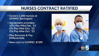 UMV nurses vote to ratify new contract