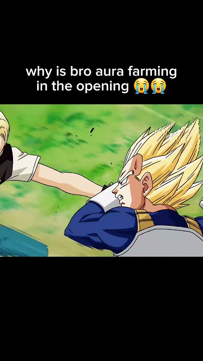 Gohan's aura farming