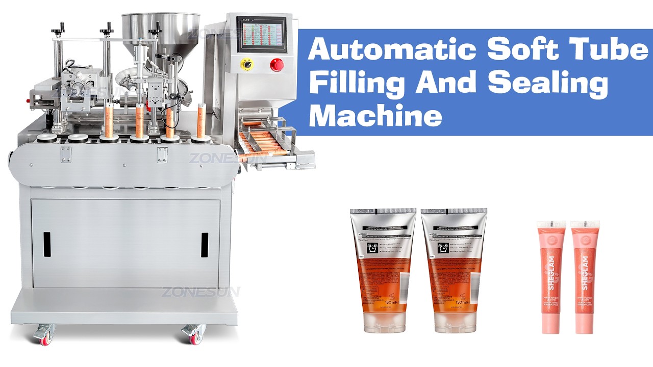 How to Setup ZS-FS006U Automatic Piston Pump Ultrasonic Toothpaste Tube Filling Sealing Machine