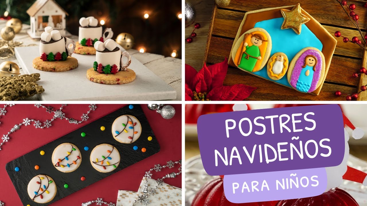 Postres Navideños para niños - YouTube