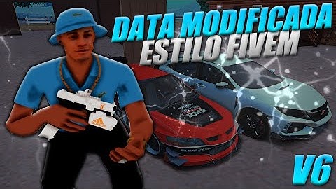 SAIU! MINHA DATA MODIFICADA ESTILO FIVEM V6* (Sem Bug De Render) - SAMP LAUNCHER E PC FRACO