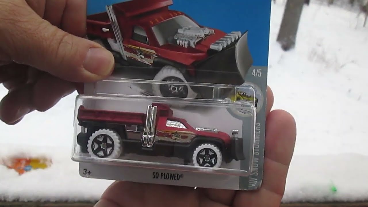 So Plowed NH Snow Plow 2017 Hot Wheels Toy Truck Unboxing Review Snow Stormers Series New Hampshire