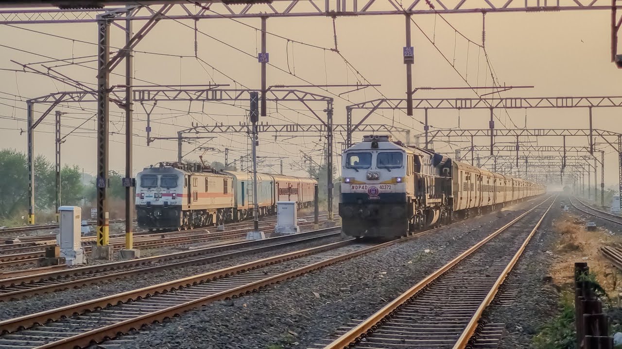 Crazy Diesel + Electric Action In Central Railways🔥 | Ft. Devgiri + Puducherry + VB And More...