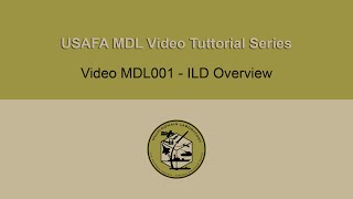 USAFA MDL - Immersive Learning Device (ILD) Overview Tutorial