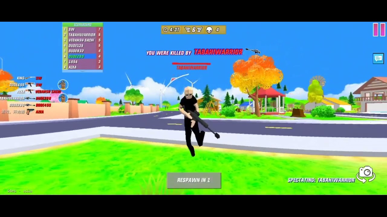 Dude Theft Wars - Camping Gameplay (How to Climb a Tree Tutorial) Sniper Gameplay