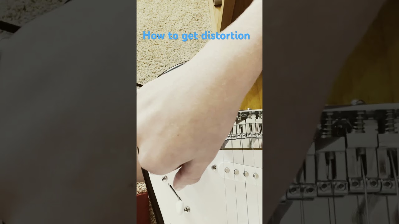 Watch How to get distortion —— only for guitar amps with drive —— will be doing another one on other amps on YouTube Watch How to get distortion —— only for guitar amps with drive —— will be doing another one on other amps on YouTube