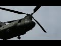 Dutch CH47D Chinook at training area Oirshot (The Netherlands)