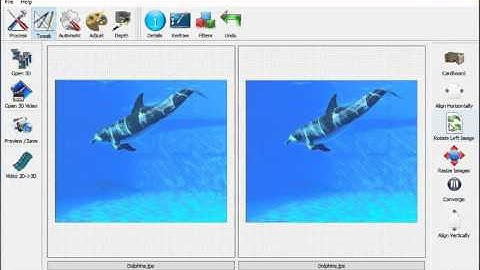 Filters in 3DCombine 6 - how to edit stereoscopic 3D images and videos