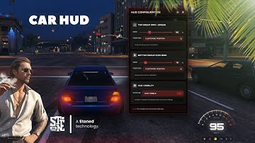 Customizable FiveM CAR HUD Script | Realistic RPM, Speedometer & Seatbelt