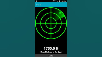 Radar Demo for GPS Waypoints Navigator and Polaris Navigation GPS