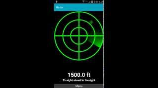 Radar Demo for GPS Waypoints Navigator and Polaris Navigation GPS screenshot 2