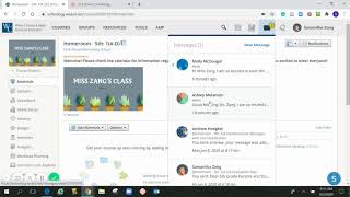 WCASD Schoology Student Tutorial - Schoology Messenger screenshot 3
