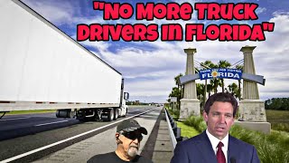 Truck Drivers Across America Boycott Florida Today 🤯 Law Is Now Enforced