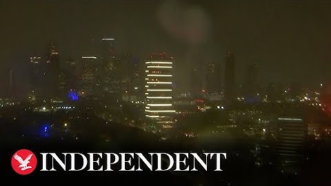 Live: View of downtown Houston as Hurricane Beryl bears down on Texas