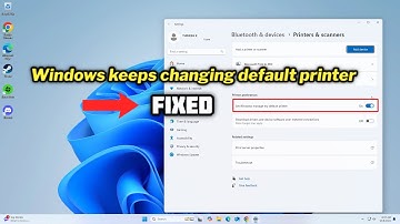 (FIXED) Windows keeps changing default printer in windows 10/11